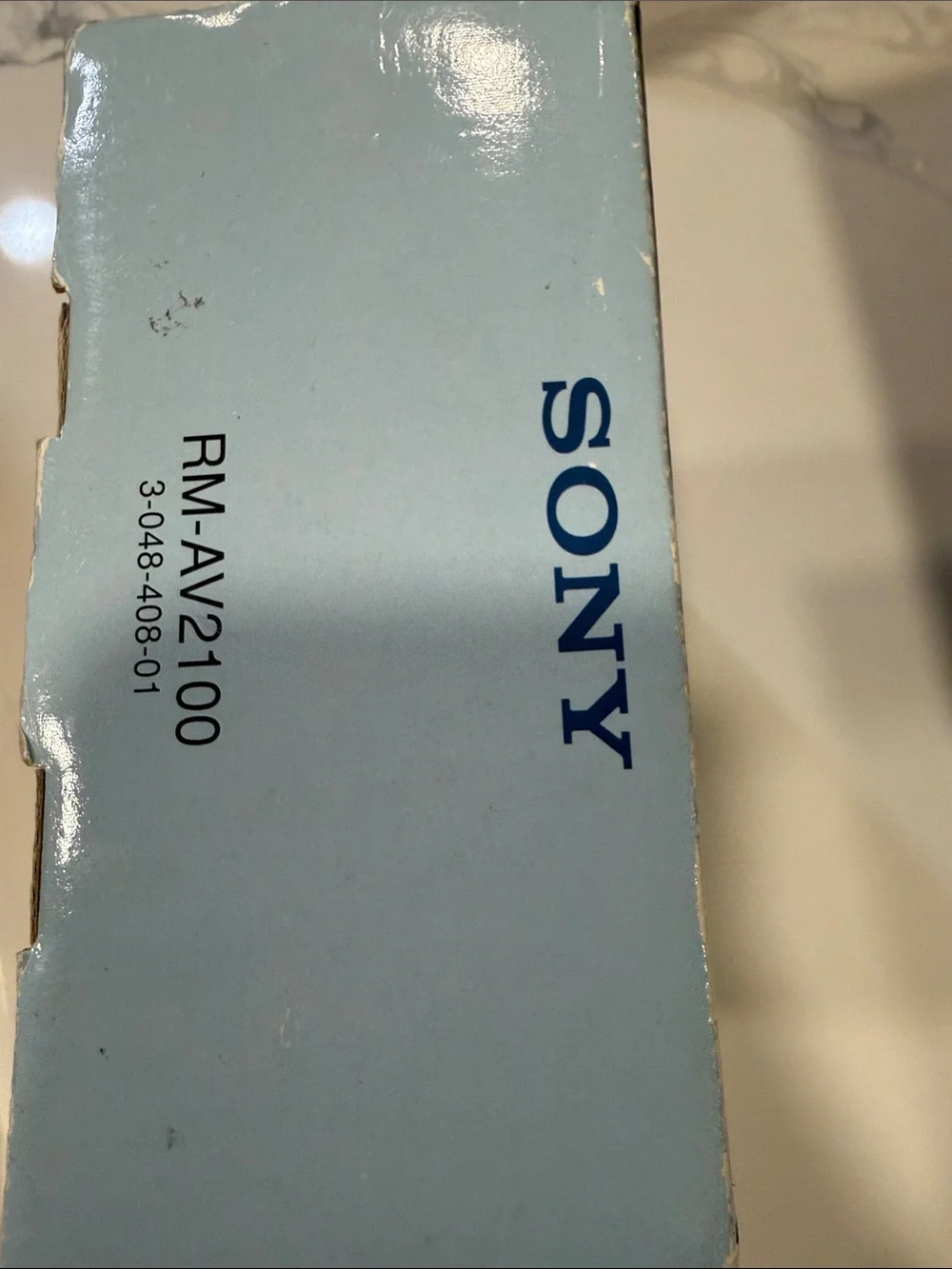 Sony RM-AV2100 Silver and Blue Universal Remote Packaging